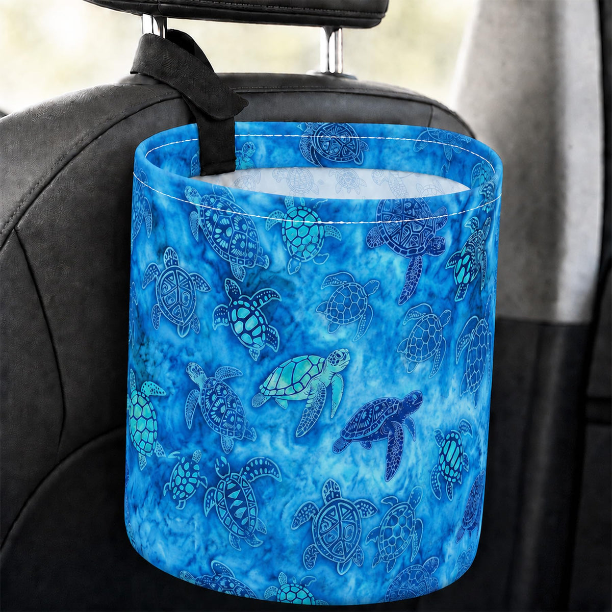 Butterfly Car Trash Can Waterproof Auto Garbage Bag Hanging for Back Seat