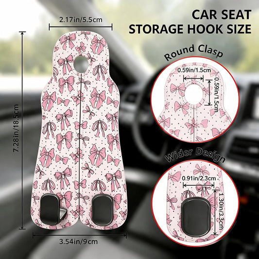 Purse Hook for Car Seat Back Headrest Hooks 2 Pack Car Purse Hook Hanger