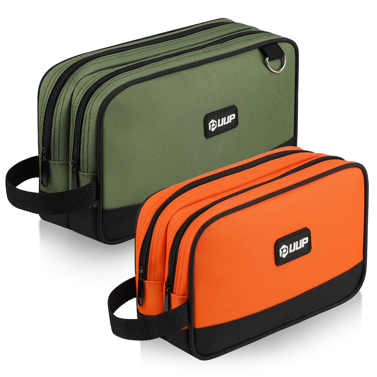 12" Tool Bag Small 2-Pack, Divider Zipper Pouch, Carry Tool Box Organizer