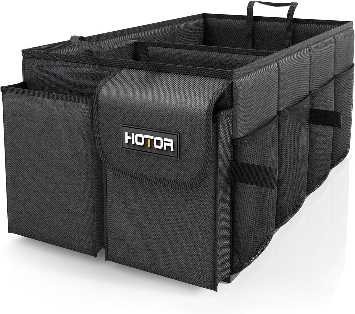 HOTOR Trunk Organizer - Foldable Car Organizer for SUVs & Sedans Storage