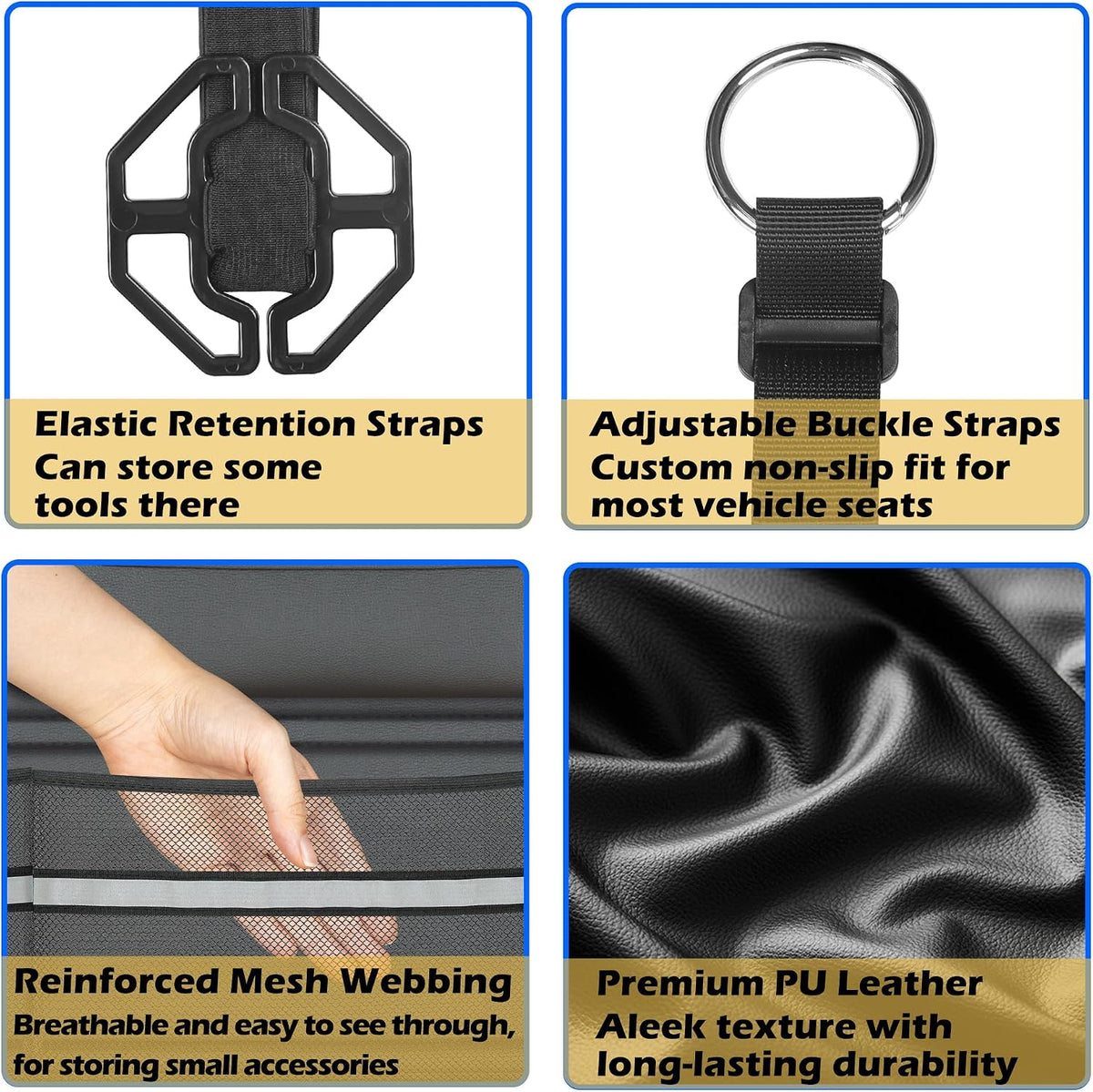Back Seat Trunk Organizer Backseat Hanging Cargo Storage for Cars