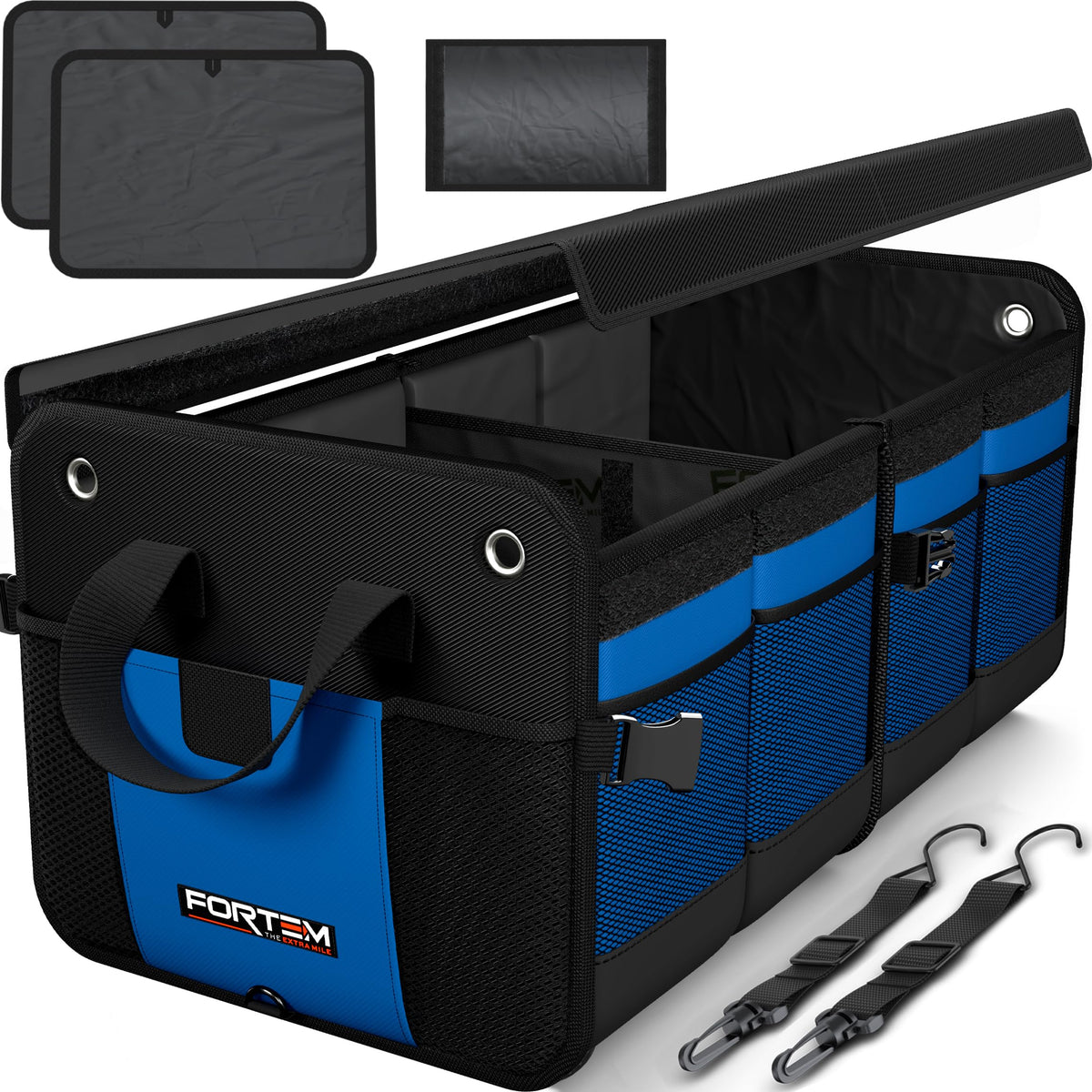FORTEM Trunk Organizer - Collapsible Car Organizer & Storage Bag for SUVs